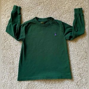 Ralph Lauren Green Long Sleeve Shirt